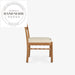 Modern Rattan Back Wooden Dining Chair for Cafe Restaurant Use