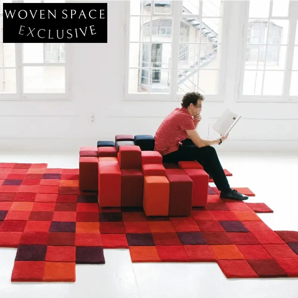 Modern Reclining Sectional Sofa, Fabric Upholstered for Office & Home