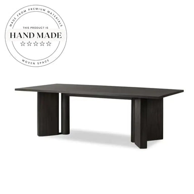 Modern Rectangle Solid Wood Nordic Luxury 6-8 Seater Dining Table