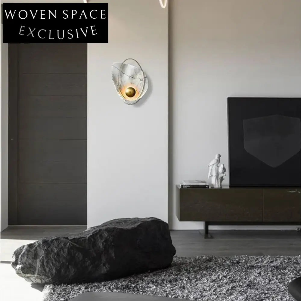 Modern Resin LED Wall Mounted Decorative Lighting Fixture, Home Wall Lamp