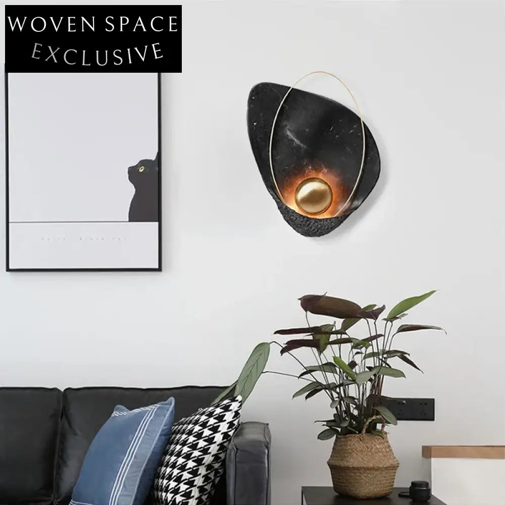 Modern Resin LED Wall Mounted Decorative Lighting Fixture, Home Wall Lamp