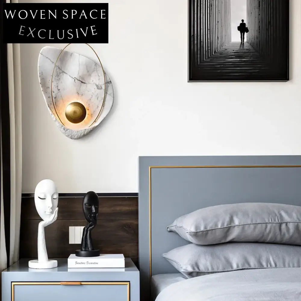 Modern Resin LED Wall Mounted Decorative Lighting Fixture, Home Wall Lamp