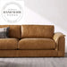 Modern Retro Industrial Tufted Oil Wax Leather Living Room Sofa