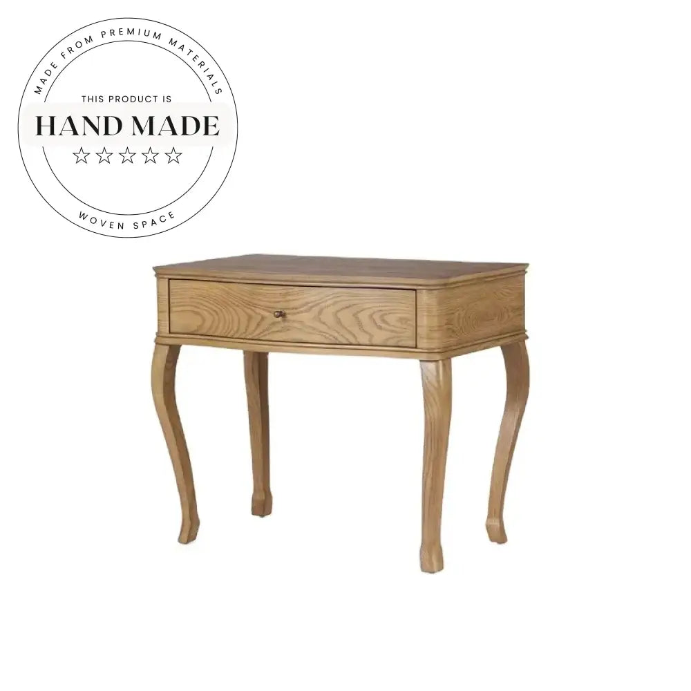 Modern Retro Oak Wood European Style Bedside Drawer Nightstand