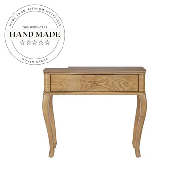 Modern Retro Oak Wood European Style Bedside Drawer Nightstand