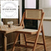 Modern Retro Solid Wood Dining Chair for Indoor and Outdoor Use