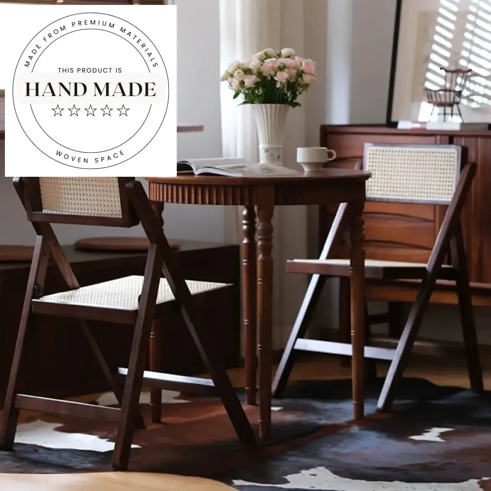 Modern Retro Solid Wood Dining Chair for Indoor and Outdoor Use