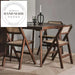 Modern Retro Solid Wood Dining Chair for Indoor and Outdoor Use