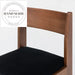 Modern Retro Wooden Black High Back Kitchen Bar Counter Stool
