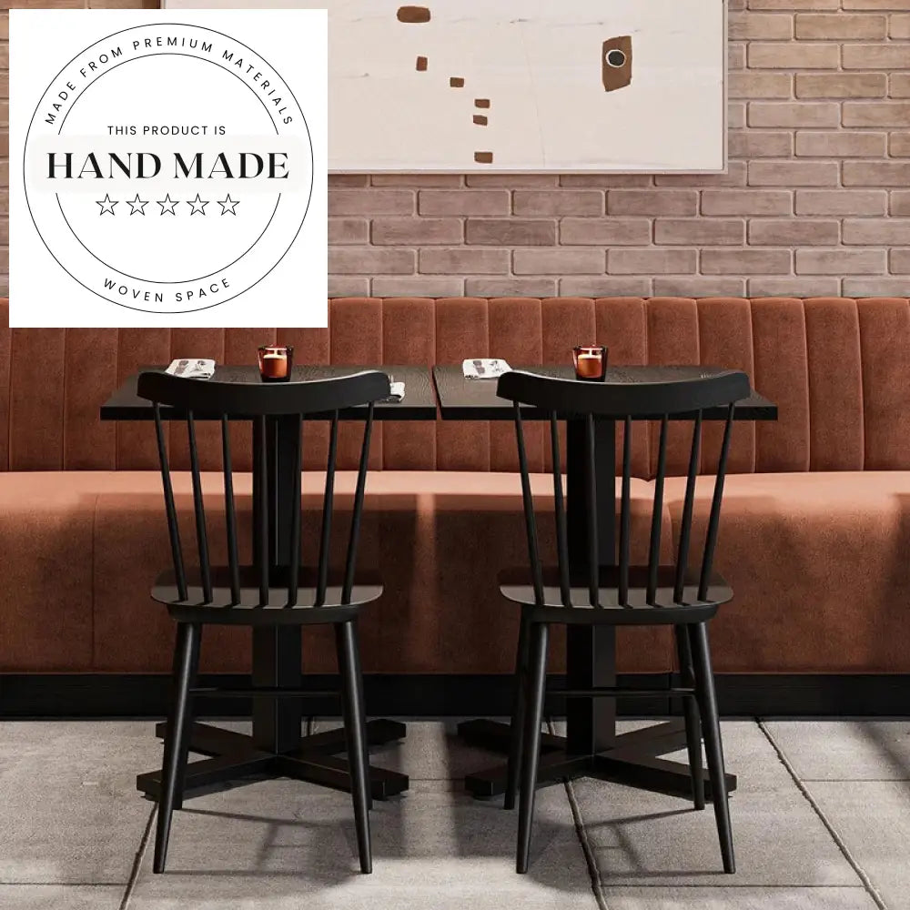 Modern Retro Wooden Restaurant Cafe Dining Table for Commercial Use