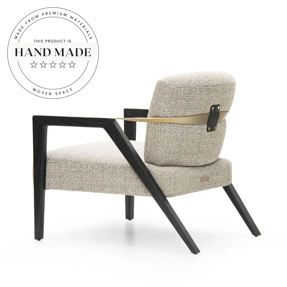 Modern Revolving Tufted Solid Wood Single Lounge Recliner Armchair Chair