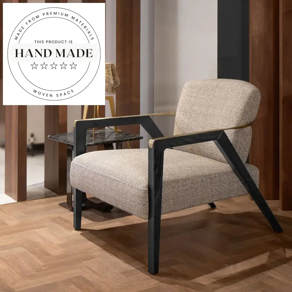 Modern Revolving Tufted Solid Wood Single Lounge Recliner Armchair Chair