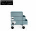 Modern Rolling ABS Plastic Side Table Cabinet with Wheels and Storage