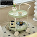 Modern Rolling Storage Cart, ABS Plastic Multi-Use Side Table with Wheels