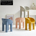 Modern Roly Poly PP Plastic Scandinavian Elephant Leg Dining Room Chair