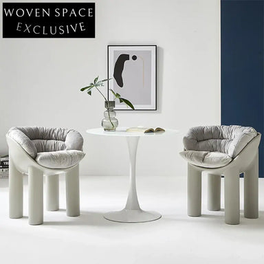 Modern Roly Poly PP Plastic Scandinavian Elephant Leg Dining Room Chair