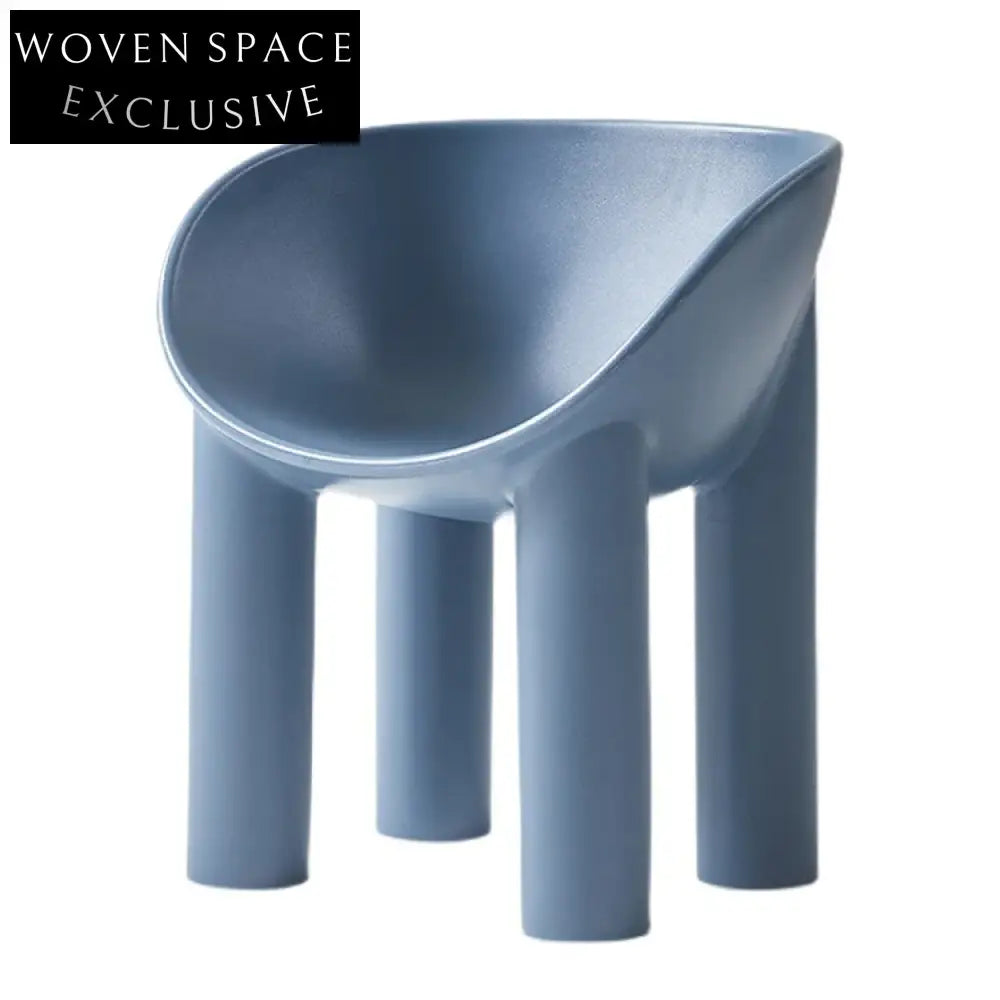 Modern Roly Poly PP Plastic Scandinavian Elephant Leg Dining Room Chair