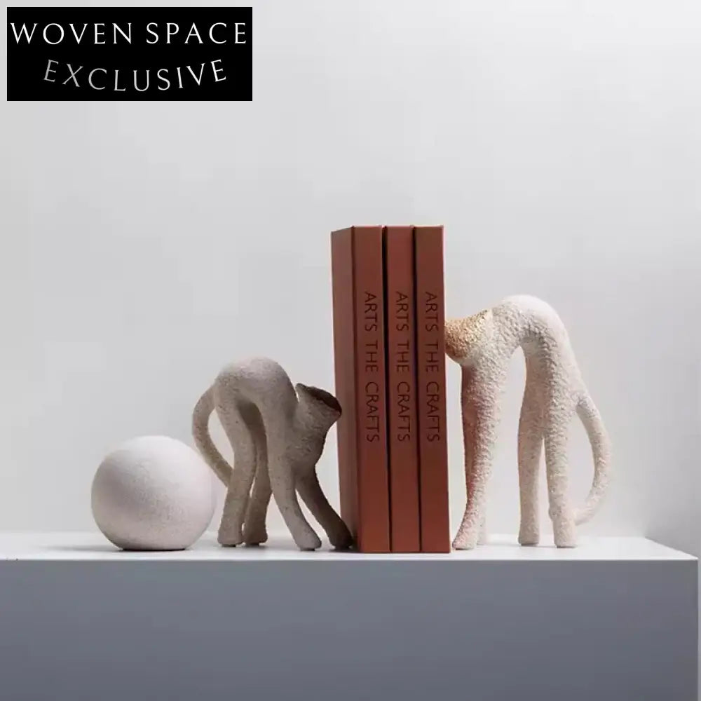 Modern Roman Architectural Resin Bookends for Elegant Home Decor