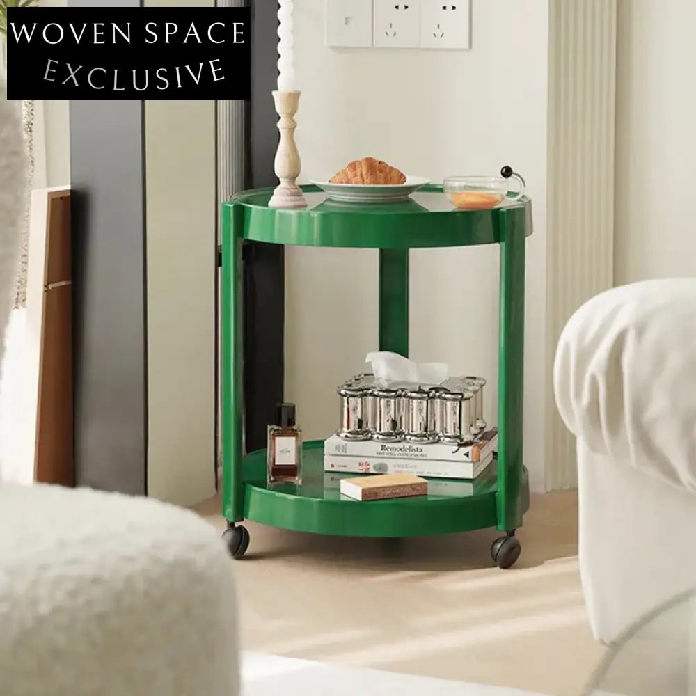 Modern Round ABS Plastic Side Coffee Table for Living Room Home Hotel