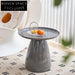 Modern Round Acrylic Side Table for Living Room, Cafe, Hotel Coffee Table