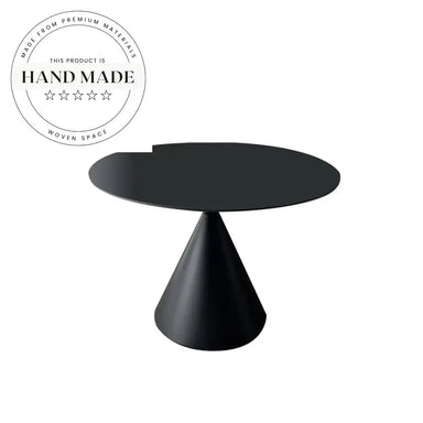 Modern Round Black Metal Dining Table Base for Cafe Restaurants