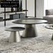 Modern Round Carbon Steel Accent Living Room Coffee Table