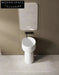 Modern Round Ceramic Pedestal Bathroom Wash Basin Sink Floor Mounted