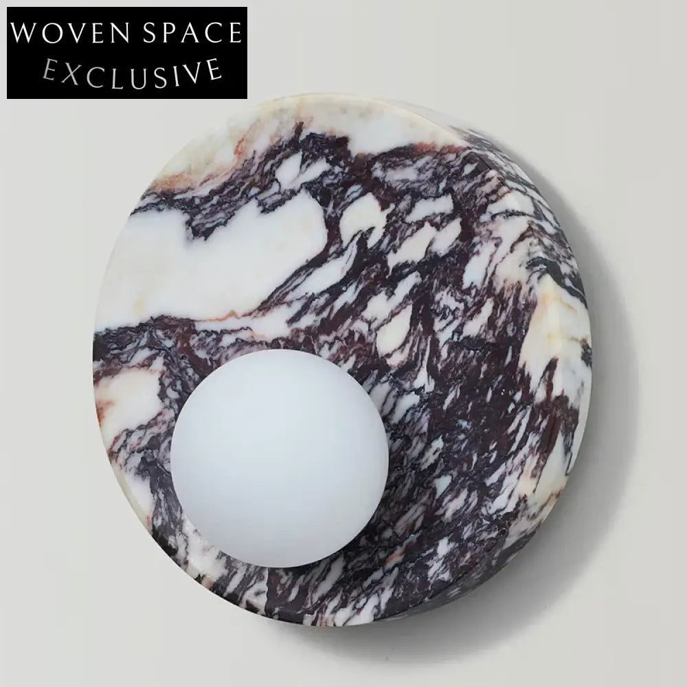 Modern Round Decorative Marble Smart Home Bedroom Wall Light