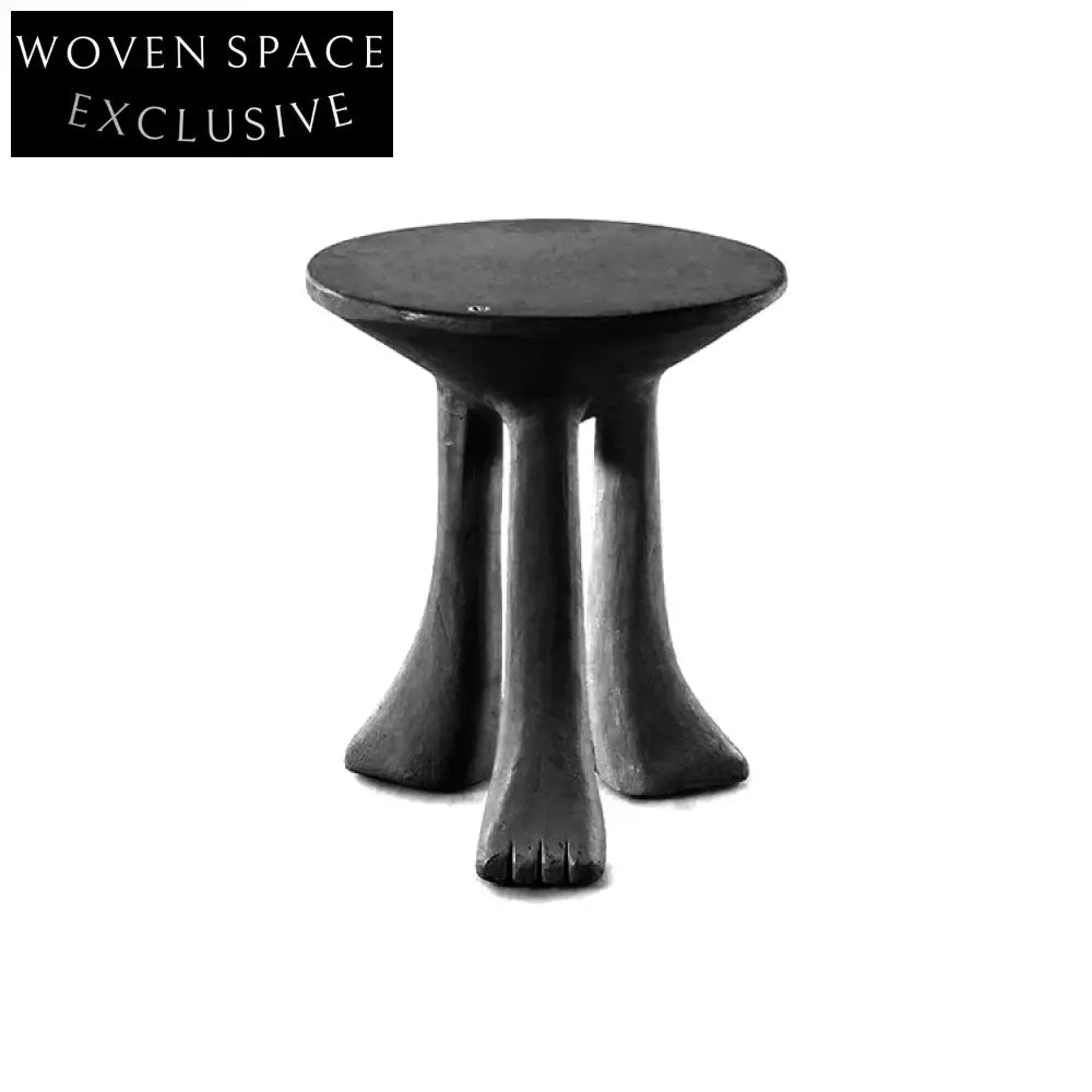 Modern Round Fiberglass Accent Table - Versatile Minimalist Coffee & End Table