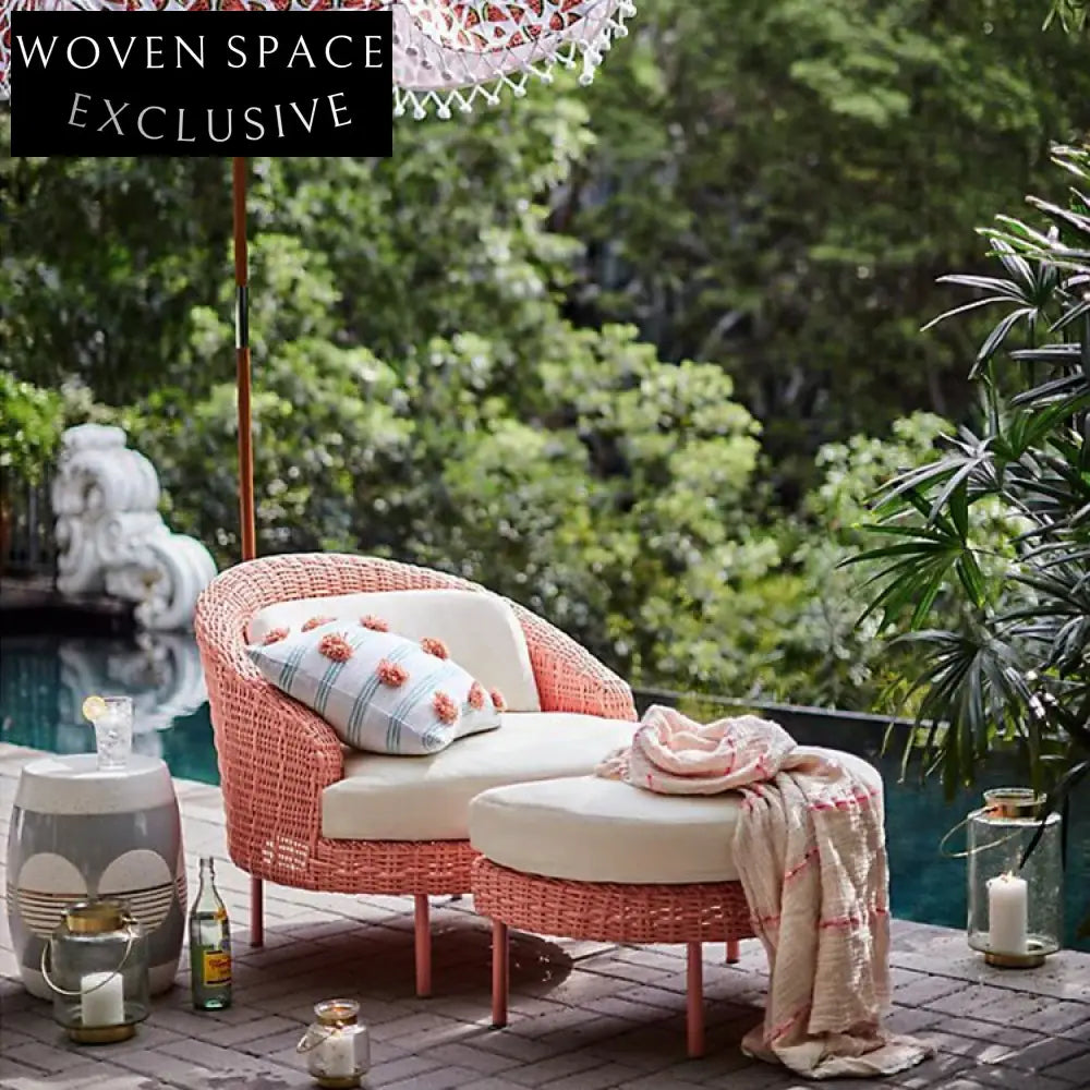 Modern Round Fiberglass Side Table for Living Room, Garden, or Patio