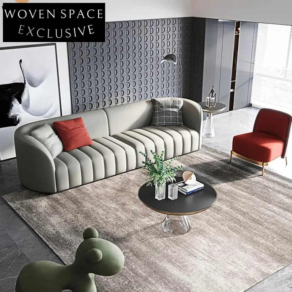 Modern Round Glass Coffee Table with Elegant Metal Base for Living Room