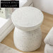 Modern Round Magnesium Oxide Marble End Side Living Room Coffee Table