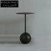 Modern Round Metal Coffee Table for Living Room Sofa Side Decor Accent