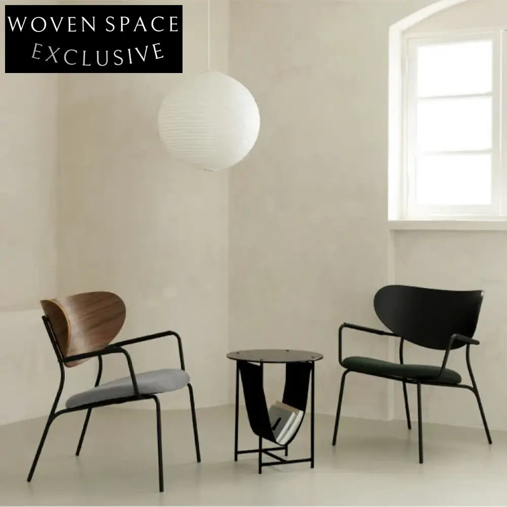 Modern Round Metal Coffee Table with Magazine Rack, Elegant Side Table