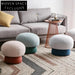 Modern Round Mushroom Ottoman Footrest Stool for Living Room Bedroom
