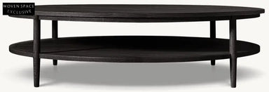 Modern Luxury Solid Wood Round Coffee Table for Elegant Living Rooms