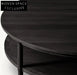 Modern Luxury Solid Wood Round Coffee Table for Elegant Living Rooms