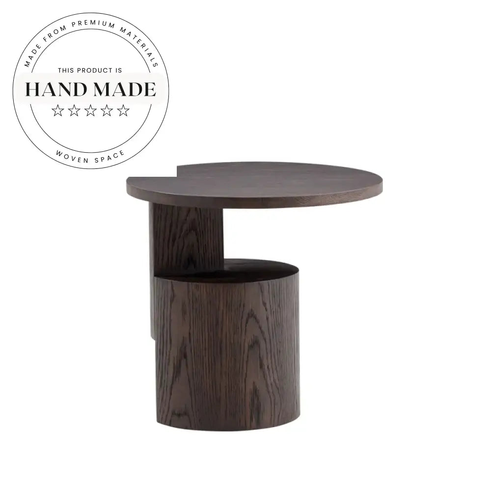 Modern Round Solid Wood Nordic Decorative Living Room Side Table