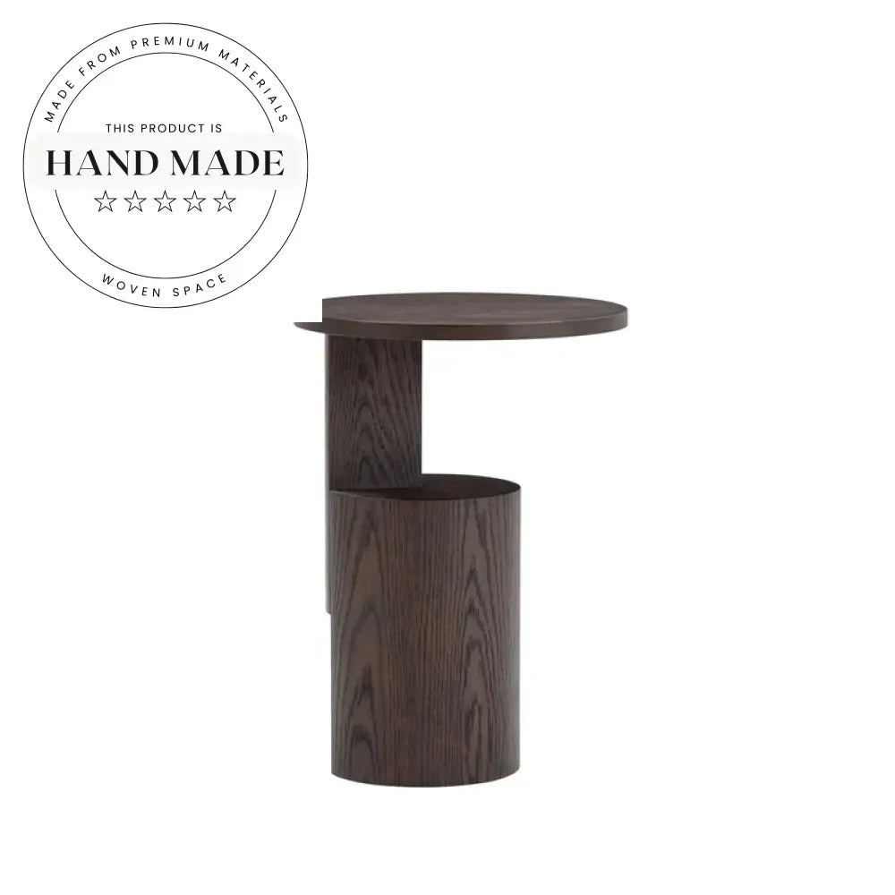 Modern Round Solid Wood Nordic Decorative Living Room Side Table