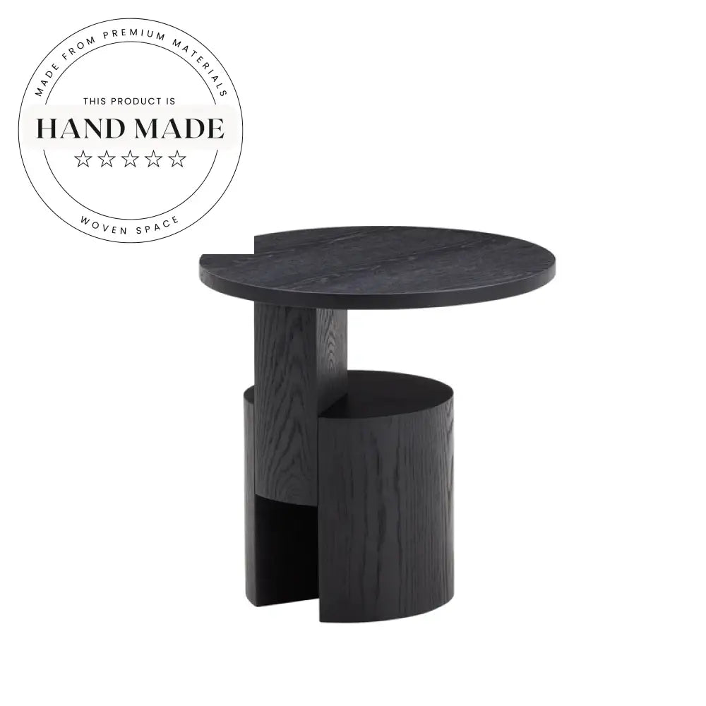 Modern Round Solid Wood Nordic Decorative Living Room Side Table