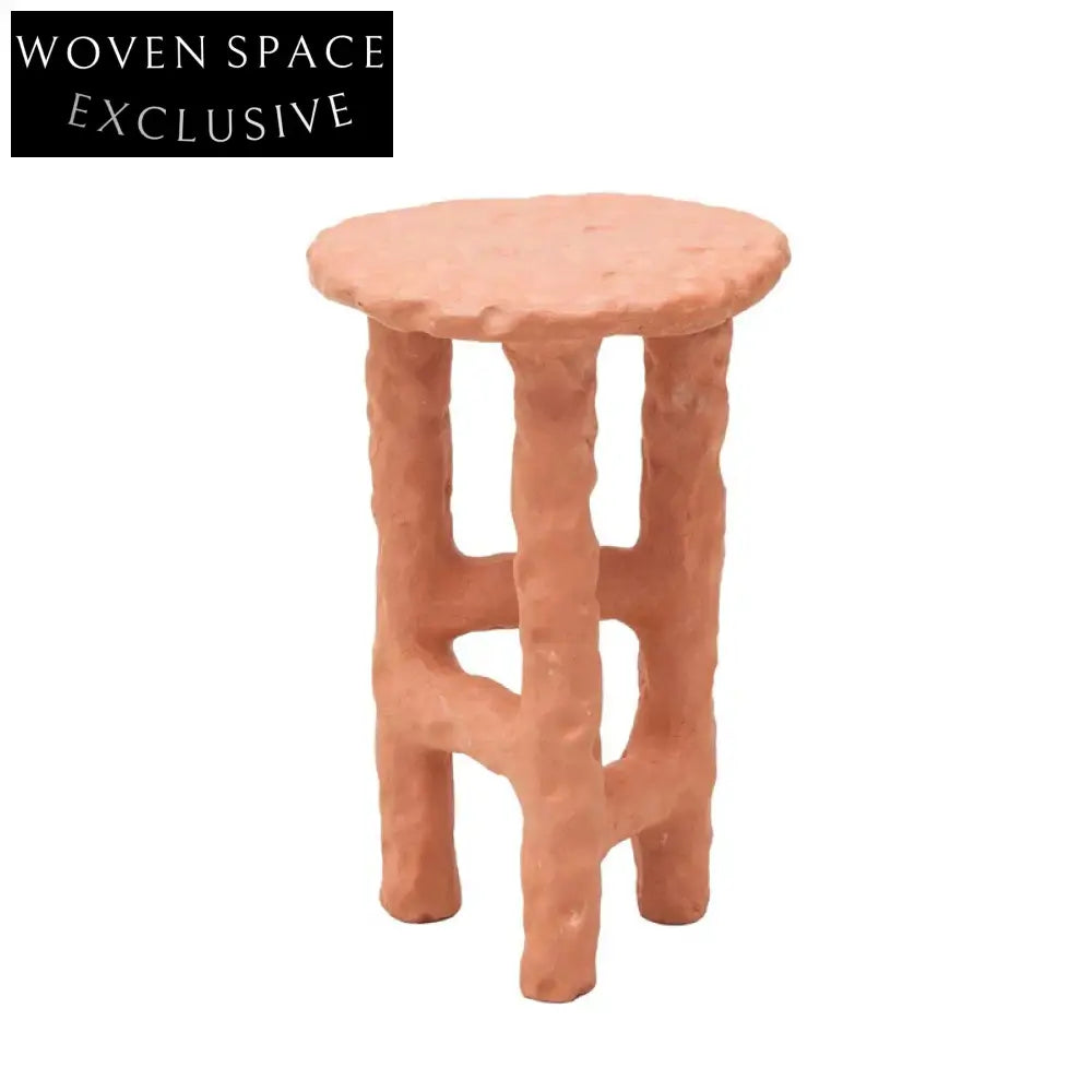 Modern Round Square Fiberglass Side Table for Living Room Coffee Table