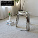 Modern Round Stainless Steel Balloon Stool Chair - Versatile Home Accent Table