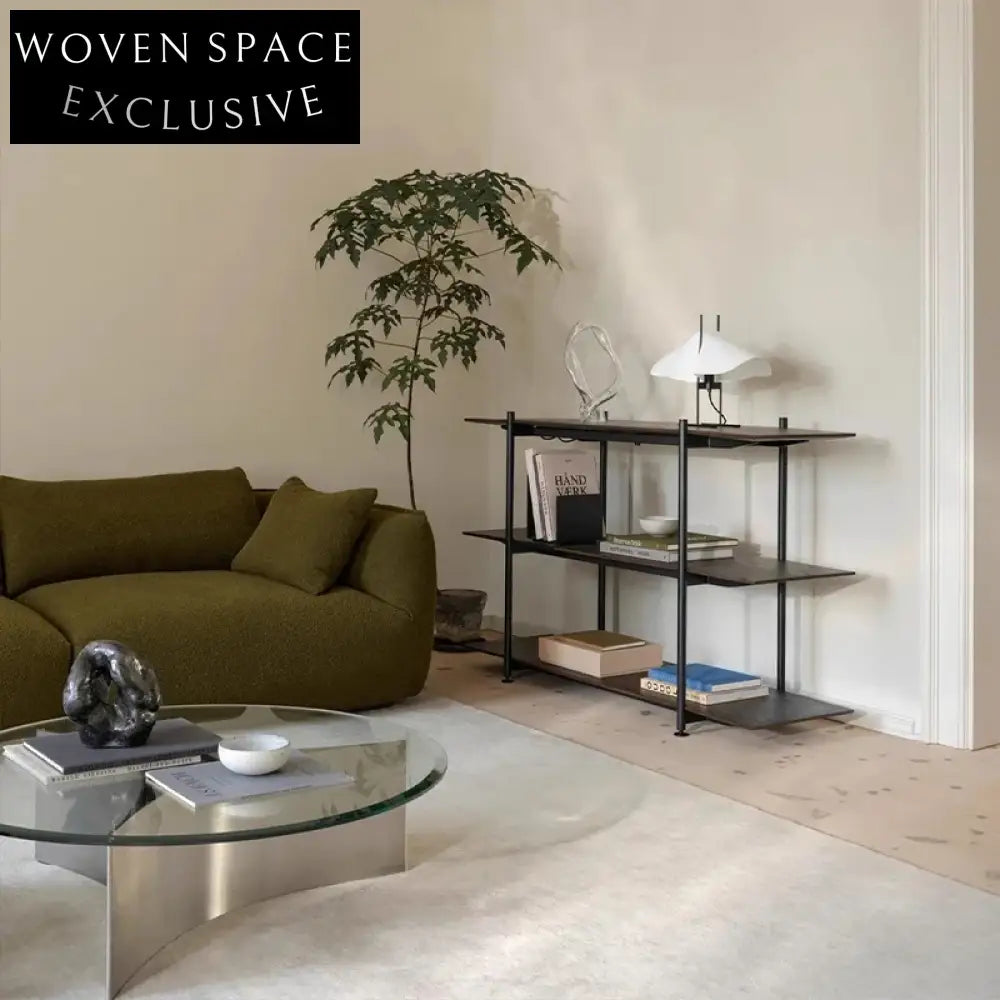 Modern Round Tempered Glass Coffee Table, Stainless Steel Base, Living Room Centerpiece