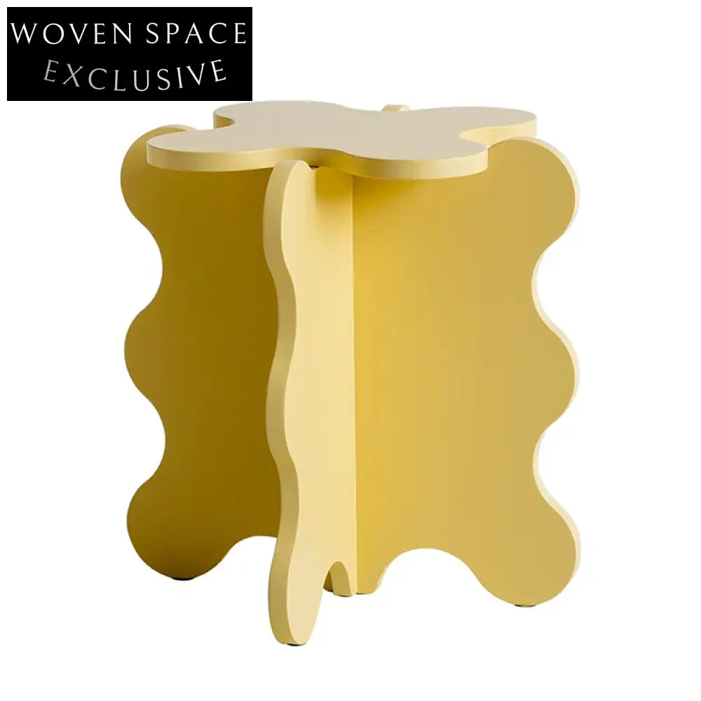 Modern Round Wood Side Table for Living Room, Bedroom, Accent Table