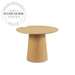 Modern Round Wooden Bistro Pedestal Dining Table for Commercial Use