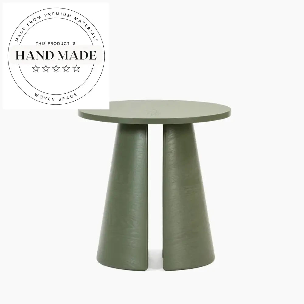 Modern Round Wooden Coffee Corner Apartment Side Table