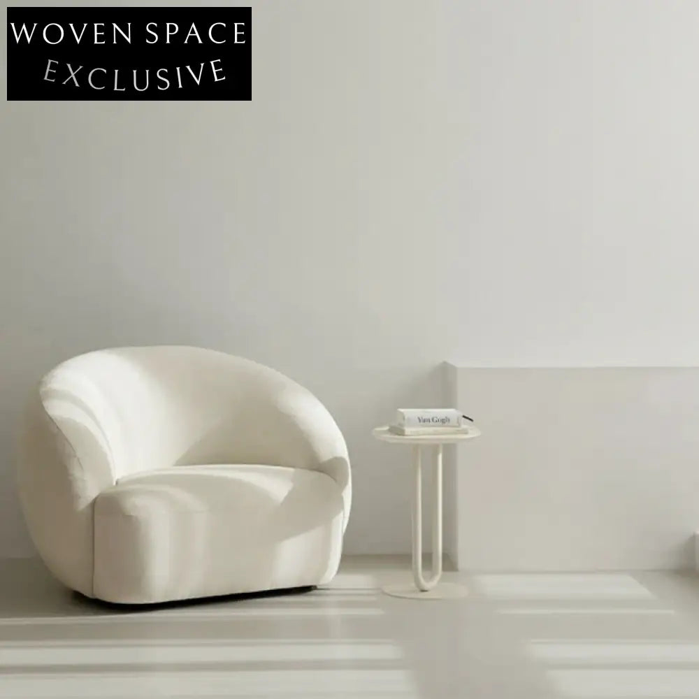 Modern Round Wooden Coffee Table Black White Finish Living Room Accent Table