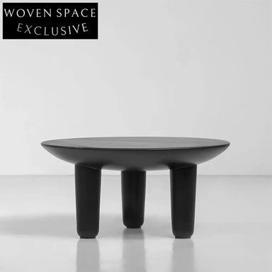 Modern Round Wooden Coffee Table Elegant Sofa Side Cafe Tea Table