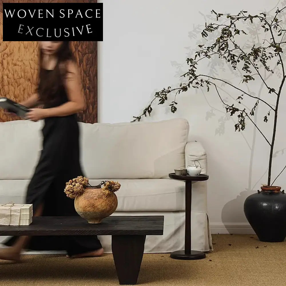 Modern Rustic Farmhouse Wabi-Sabi Terracotta Ceramic Flower Vase for Home Decor