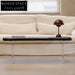 Modern Scandinavian Black Wood Acrylic Rectangle Living Room Coffee Table
